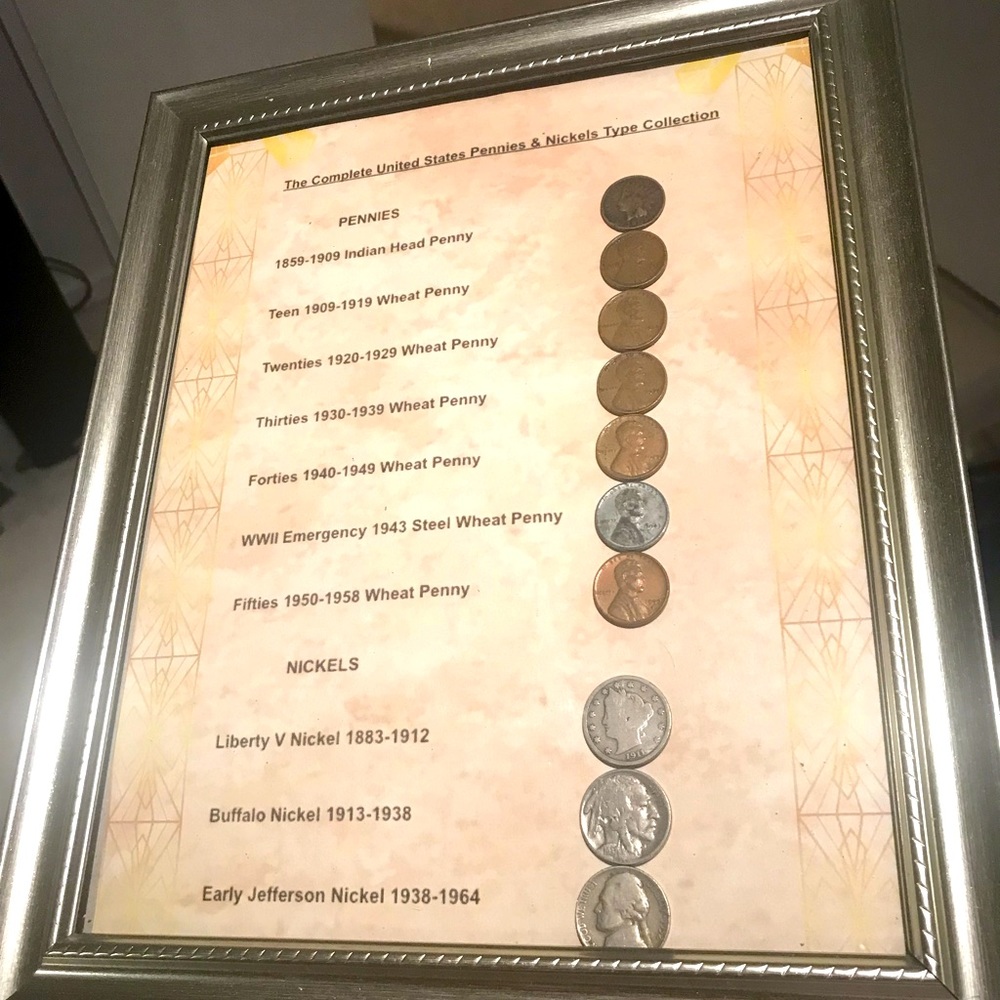 Rare The Complete United States Pennies & Nickels Type Collection- 1901 to 1957!